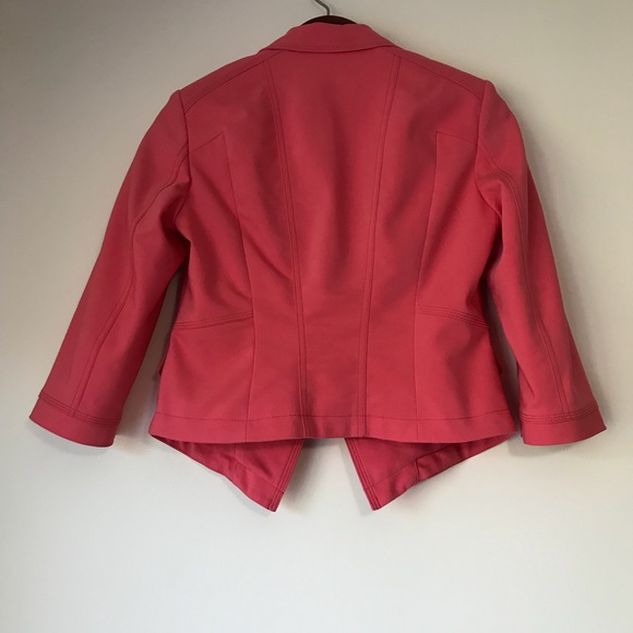 White House Black Market Coral Blazer - Picture 3 of 5